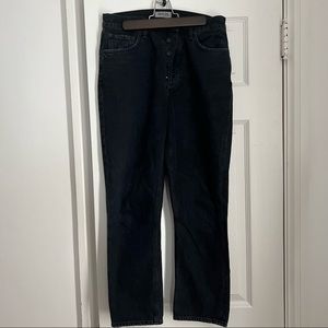 Like new Agolde Riley crop jeans, exclusive for Amour Vert